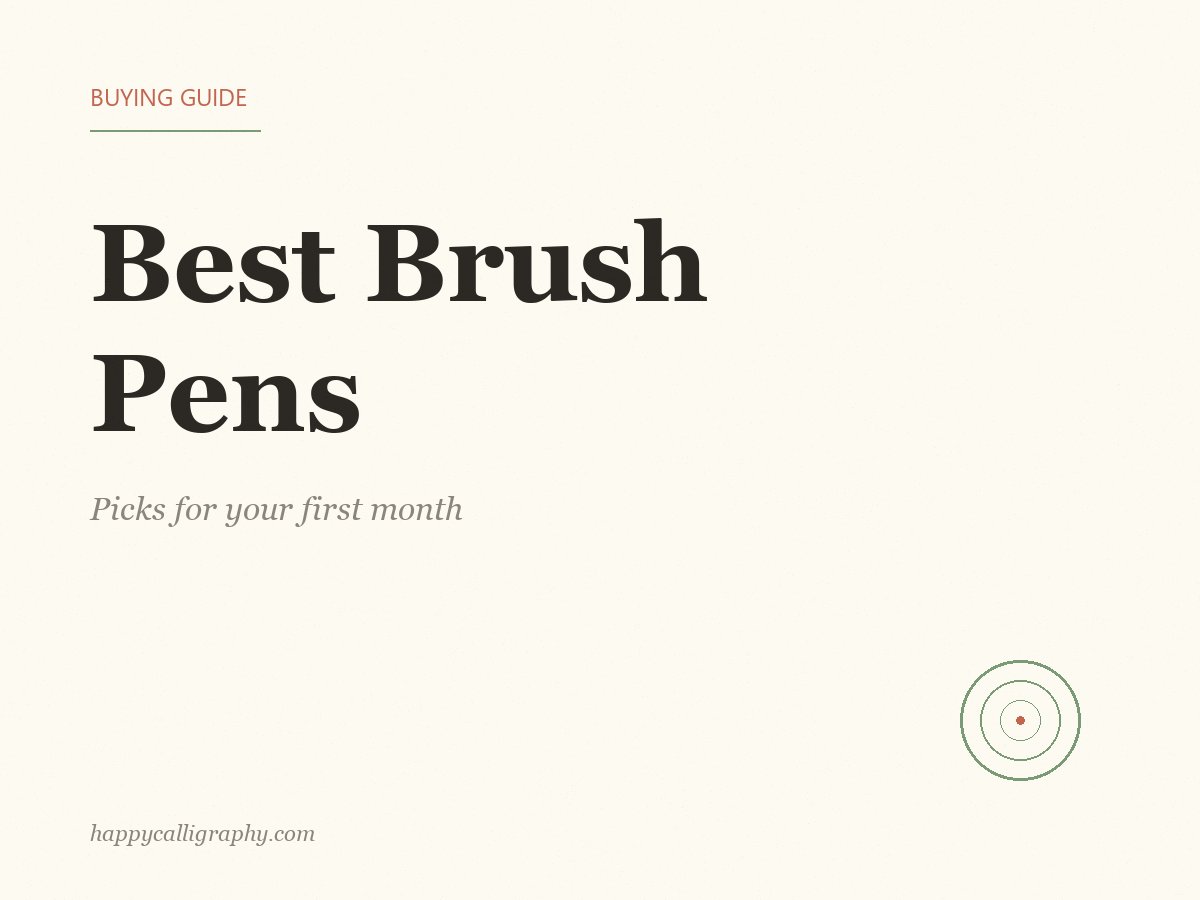 Best Brush Pens for Beginners